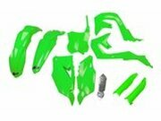 Plastik Kit mit Gabelprotektoren Kawasaki KX ab 2019 UFO...