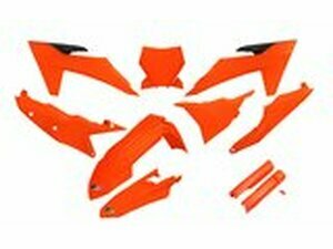 Plastik Kit mit Gabelprotektoren KTM ab 2023 neon orange