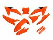 Plastik Kit mit Gabelprotektoren KTM ab 2023 neon orange