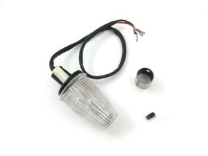 Blinker Lenkerendenblinker weiß mit E-Prüfzeichen Vespa