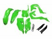 Plastik Kit mit Gabelprotektoren Kawasaki KX ab 2019 UFO...