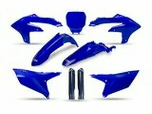 Plastik Kit mit Gabelprotektoren Yamaha YZF ab 2023 blau