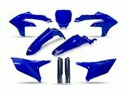 Plastik Kit mit Gabelprotektoren Yamaha YZF ab 2023 blau