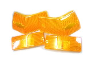 Blinkergläser gelb set (4 Stück) Vespa PX