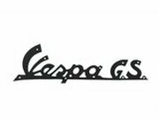 Emblem Vespa GS schwarz