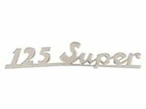 Emblem Vespa Super 125cc chrom