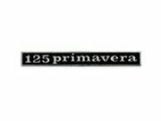 Emblem Vespa Primavera 125cc schwarz / chrom