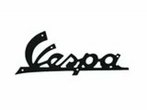 Emblem Vespa schwarz