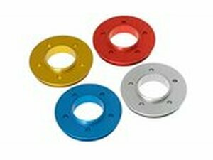 Style disc Enddaempfer VOCA Evo, aluminium CNC, rot