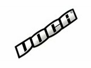 Aufkleber Endschalldmpfer Voca 10x2cm chrome