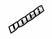 Aufkleber Endschalldmpfer Voca 10x2cm chrome