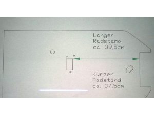 Bodenblech Replikate fr Vespa Roller Smallframe / Spanien Nuova (langer Radstand)