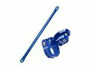 Lenkerstrebe und Lenkerklemmen 22mm Voca Racing Alu blau