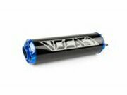 Endschalldmpfer Voca Alu CNC schwarz / blau