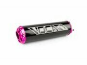 Endschalldmpfer Voca Alu CNC schwarz / pink