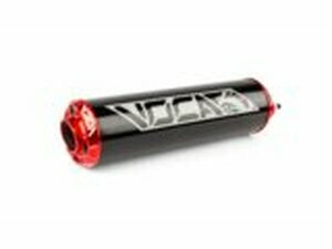 Endschalldmpfer Voca Alu CNC schwarz / rot