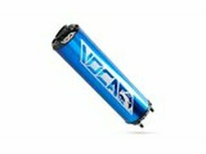 Endschalldmpfer Voca Alu CNC blau / schwarz