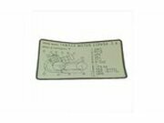 Warnhinweis Yamaha Jog R / MBK Mach G