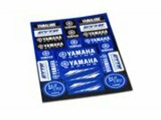 Aufkleber Bogen Yamaha Racing blau