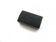 Bremspedalgummi 40x20x25mm, schwarz, viereckig,...