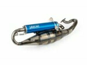 Auspuff Yasuni R Peugeot liegend / Morini Blau