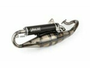 Auspuff Yasuni R Derbi Atlantis / Peugeot liegend AC schwarz