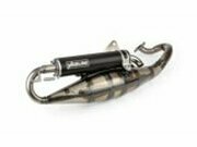 Auspuff Yasuni R Derbi Atlantis / Peugeot liegend AC schwarz