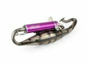 Auspuff Yasuni R Peugeot liegend / Morini Lila