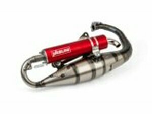 Auspuff Yasuni C16 Minarelli stehend rot