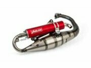 Auspuff Yasuni C16 Minarelli stehend rot