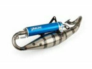 Auspuff Yasuni R Minarelli liegend Blau