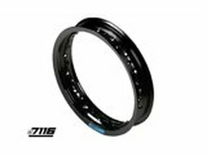 Felge vorn Alu 7116 14x1,40 schwarz Pit Bike / Dirt Bike