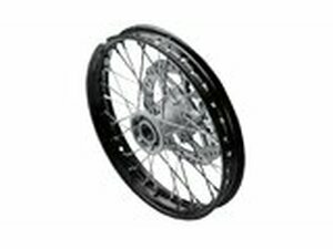 Vorderrad Alu 1.6x17 - Gussnabe m. Bremsscheibe Pit Bike...