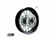 Hinterrad Alu 3.0x14 m. Bremsscheibe + Kettenrad Flat...