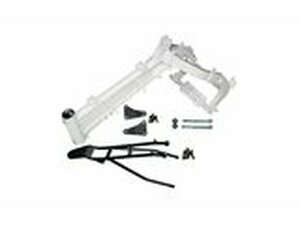 Rahmen komplett wei fr Schwinge  Achse de 12mm Pit Bike...