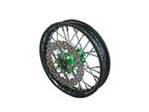 Vorderrad - CNC Nabe grn m. Bremsscheibe Pit Bike YCF50A