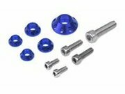 Schraubenkit Verkleidung / Tank (2xM5 2xM6 1xM8) blau