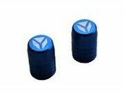 Ventilkappe CNC YCF blau