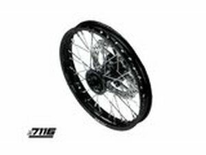 Vorderrad Alu 12 - CNC Nabe schwarz m. Bremsscheibe YCF...