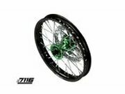 Vorderrad Alu 12 - CNC Nabe grn m. Bremsscheibe YCF...