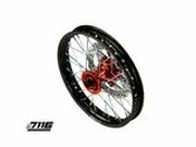 Vorderrad Alu 12 - CNC Nabe orange m. Bremsscheibe YCF...