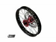 Vorderrad Alu 12 - CNC Nabe rot m. Bremsscheibe YCF...