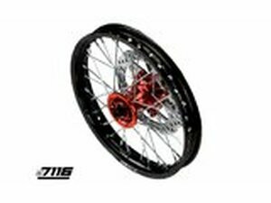 Vorderrad Alu 1.4x14 - CNC Nabe 2018 orange m....