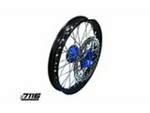 Vorderrad Alu 1.4x14 - CNC Nabe blau m. Bremsscheibe YCF...