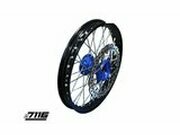 Vorderrad Alu 1.4x14 - CNC Nabe blau m. Bremsscheibe YCF...