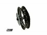 Hinterrad Alu 1.85x12 - CNC Nabe schwarz m. Bremsscheibe...