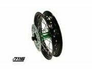 Hinterrad Alu 1.85x12 - CNC Nabe grn m. Bremsscheibe +...