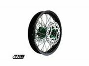 Hinterrad Alu 1.85x14 - CNC Nabe grn m. Bremsscheibe +...