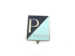 Emblem Beinschild 24x32mm emailliert zum kleben PIAGGIO Vespa V50