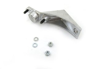 Ersatzradhalter Reserveradhalter 9 Zoll geschlossene Felge im Durchstieg Aluminium silber Vespa V50